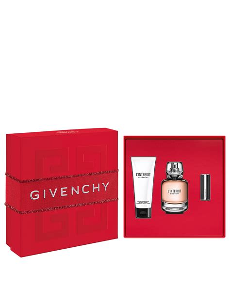 givenchy christmas gift set|givenchy l'interdit gift set boots.